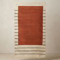 Área rug corzo rojo