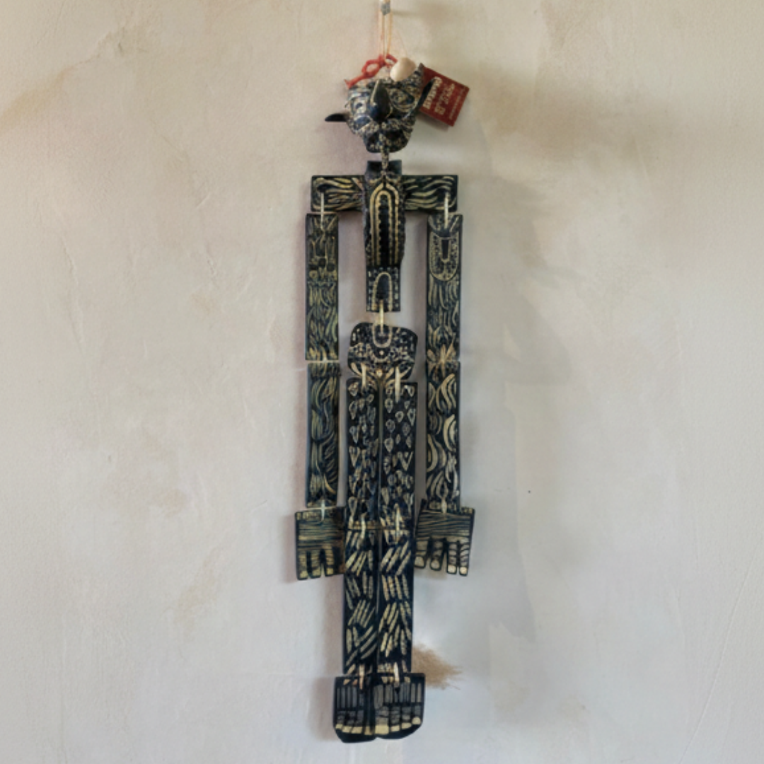 Colgante Diablerolero Esgrafiado