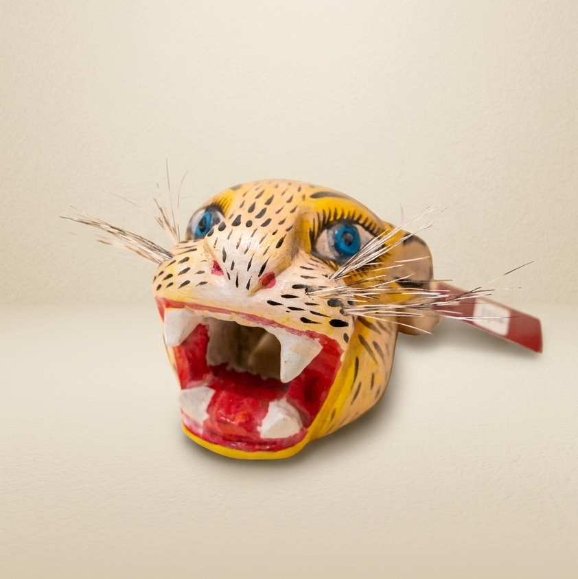 Escultura Cabeza Jaguar Chico