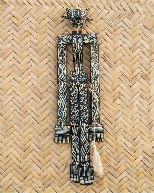 Colgante Diablerolero Esgrafiado